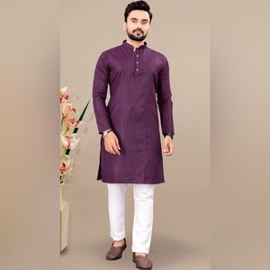 Purple Kurta set for men - NWT